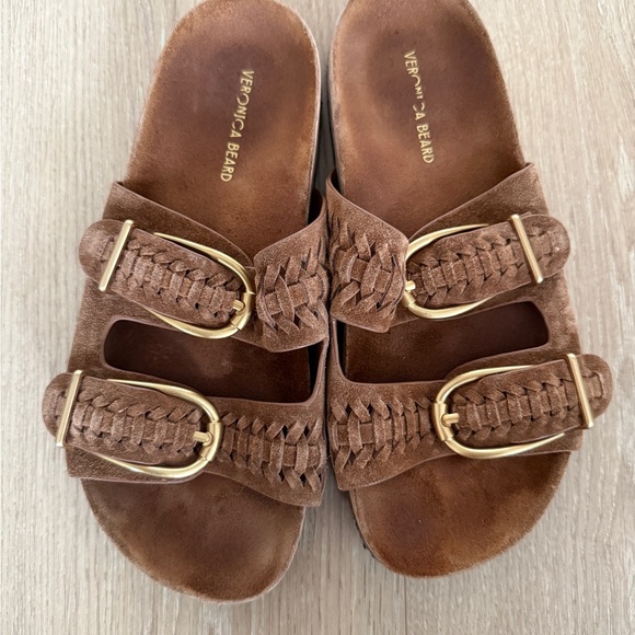 Veronica Beard Paige Buckle Sandal Sz 6.5 - Picture 5 of 14